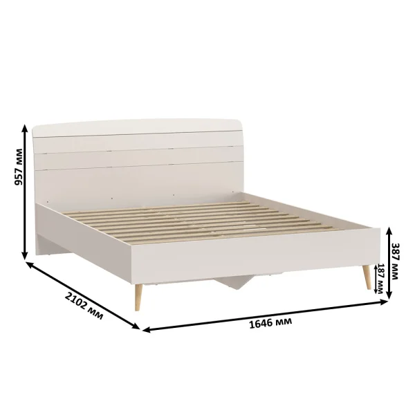 Модульная спальня Афина кашемир серый Модульная спальня Афина кашемир серый