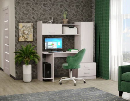 Стол компьютерный ПКС-7 ясень анкор светлый