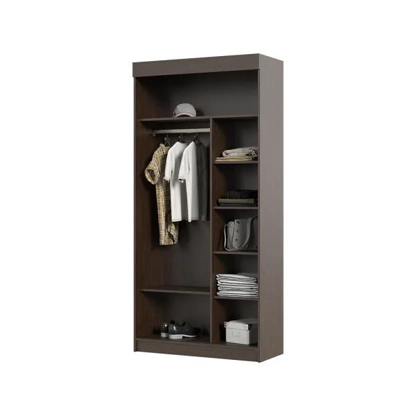 Шкаф-купе Андрей-Эконом (евро) венге/дуб белфорд