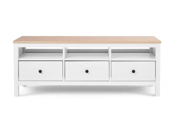 Тумба под телевизор Кымор 148 белый/светло-коричневый Тумба под телевизор Кымор 148 белый/светло-коричневый