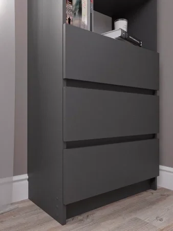 Стеллаж с ящиками Мори МСТ 600.3 графит