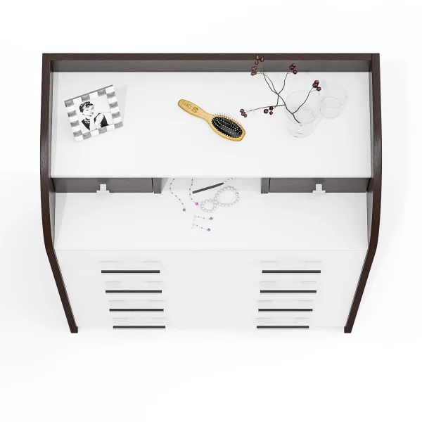 Комод К-6 венге/белый Комод К-6 венге/белый