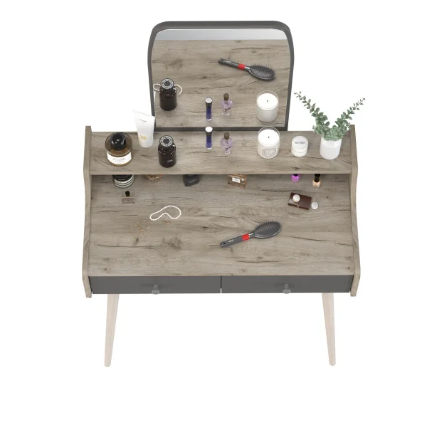 Трюмо 4-25916 дуб крафт серый/графит Трюмо 4-25916 дуб крафт серый/графит