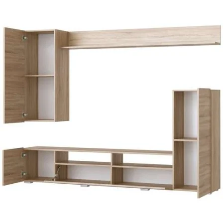 Гостиная Мия дуб сонома/белый глянец