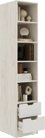 Пенал 400 Юниор-4 шарли мокко/дуб крафт белый