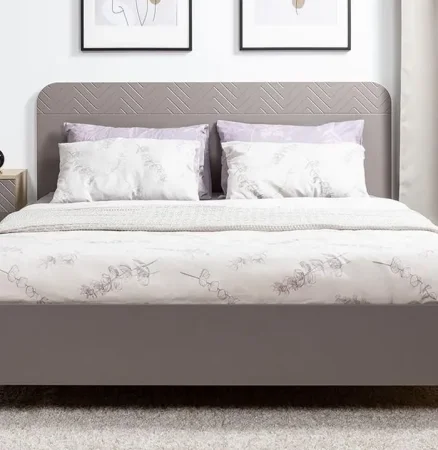 Кровать с подъемным механизмом Амьен 11.44 плейн/веллюто капучино