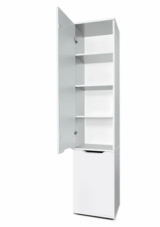 Шкаф пенал с полками №32 белый