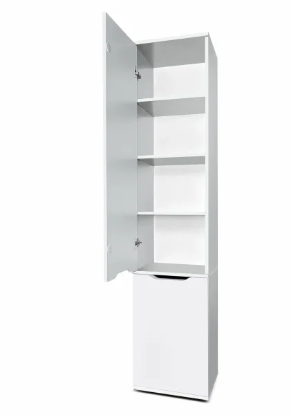 Шкаф пенал с полками №32 белый