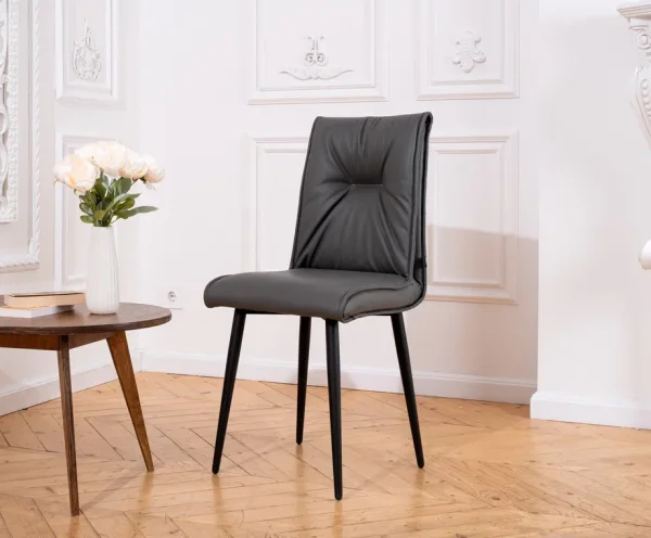 Стул Сенатор серая экокожа (2 шт) Стул Сенатор серая экокожа (2 шт)