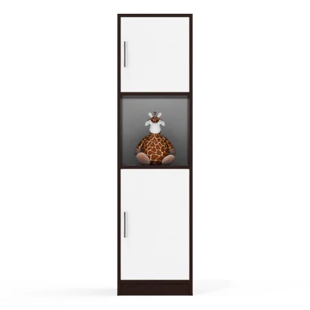 Пенал с нишей СК-9 венге/белый