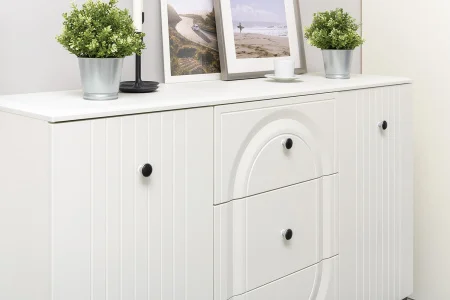 Комод Валенсия 13.309 белый шагрень