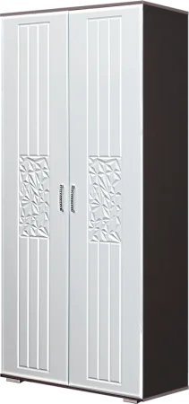 Шкаф Оскар №2 венге/белый глянец.