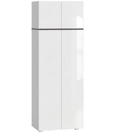 Шкаф платяной Мадера 2-х дверный белый глянец Шкаф платяной Мадера 2-х дверный белый глянец