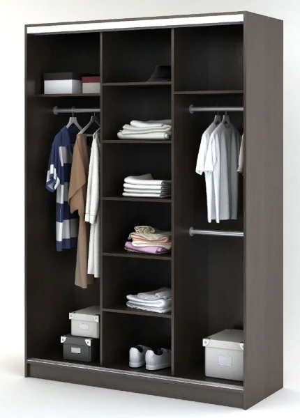 Шкаф-купе Альянс 1.5 венге