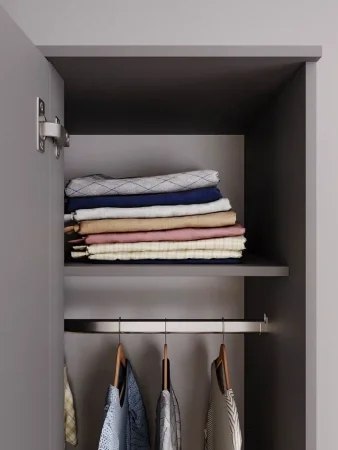 Шкаф угловой Мори МШУ 960.1 графит