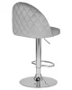 Барный стул LM-3036 серый велюр
