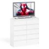 Комод десять выдвижных ящиков МК 1200.10 белый