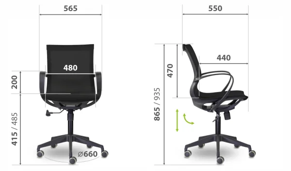 Кресло Йота М-805 Black серый Кресло Йота М-805 Black серый