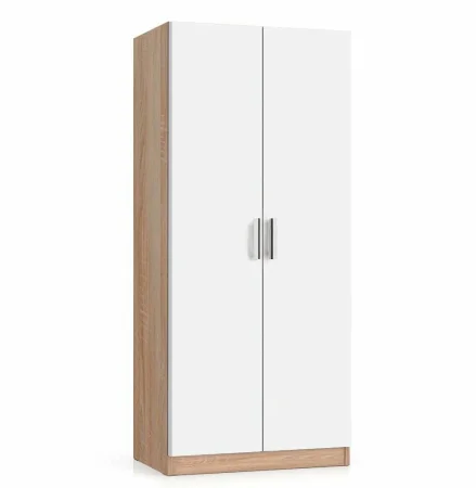 Шкаф СК-9 дуб сонома/белый