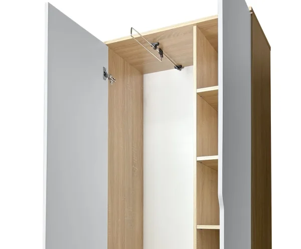 Шкаф для одежды ШК-20 дуб сонома/белый