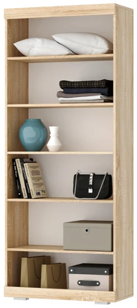 Шкаф Соната ШС-800 дуб сонома/белый глянец