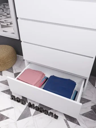 Комод высокий Мори МК 700.5 белый Комод высокий Мори МК 700.5 белый