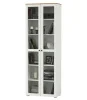 Шкаф-витрина Остин 16.394.02 белый шагрень/дуб крафт золотой