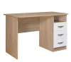 Письменный стол Лидер-6 дуб сонома/белый