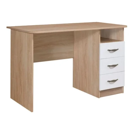 Письменный стол Лидер-6 дуб сонома/белый
