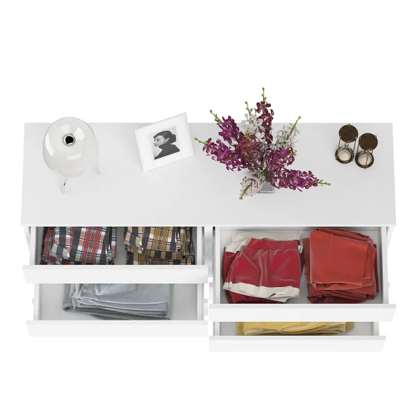 Комод на шесть ящиков МК 1380.6 белый Комод на шесть ящиков МК 1380.6 белый