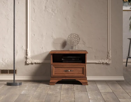 Тумба прикроватная Кентаки KOM1S каштан