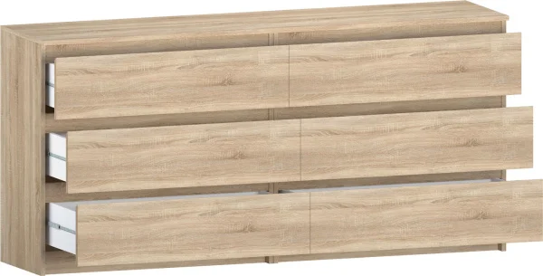 Комод Б 2.83 дуб сонома (серия без ручек) Комод Б 2.83 дуб сонома (серия без ручек)