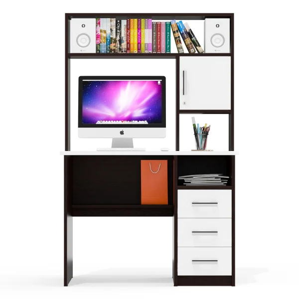 Компьютерный стол СК-9 венге/белый