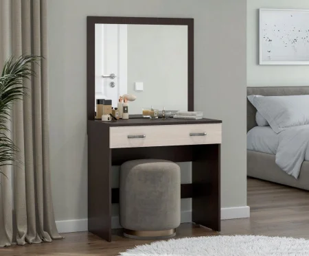 Стол туалетный Ронда СТ-01 венге/дуб белфорт Стол туалетный Ронда СТ-01 венге/дуб белфорт