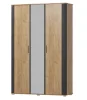 Шкаф 3х-створчатый Ольга-2 дуб золотистый/антрацит