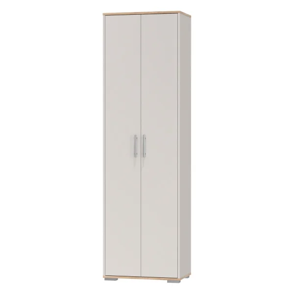 Шкаф для одежды Домино 2-3430 дуб крафт золотой/кашемир серый