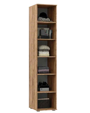 Пенал Соренто дуб крафт золотой/бетон темный