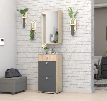 Тумба ТБ-01 Монако-2 дуб сонома/графит