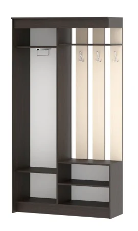 Модуль для прихожей ПВ-5 венге/дуб белфорт