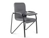 Стул Самба софт со столиком черный Z71 серый (экокожа)