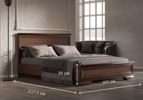 Кровать Кентаки LOZ 160x200 каштан Кровать Кентаки LOZ 160x200 каштан