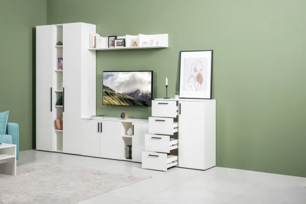 Комод Эйр 16.241 белый шагрень Комод Эйр 16.241 белый шагрень