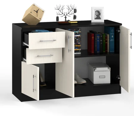 Комод СВК №3 венге/дуб лоредо Комод СВК №3 венге/дуб лоредо