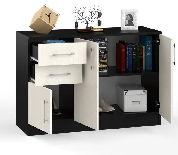 Комод СВК №3 венге/дуб лоредо Комод СВК №3 венге/дуб лоредо