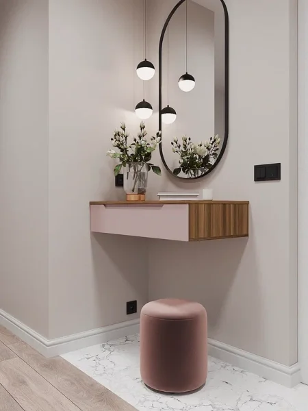 Тумба подвесная Роза 900 орех франклин/пудра скин тренто Тумба подвесная Роза 900 орех франклин/пудра скин тренто