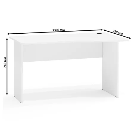 Стол письменный МД 1.04 белый