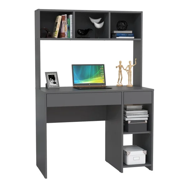 Стол компьютерный Комфорт 12.77 темно-серый