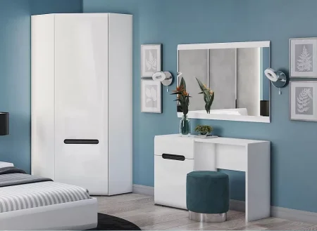 Стол туалетный Ацтека ТОL1D1S белый глянец Стол туалетный Ацтека ТОL1D1S белый глянец