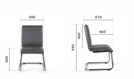 Стул Лайм хром