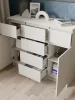 Комод с ящиками и дверками Мори МК 1200.4 сатин